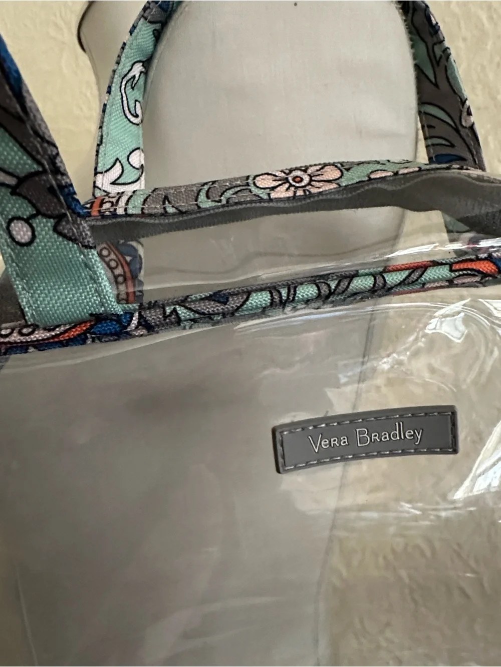 Vera Bradley Marrakesh Clear Cosmetic Travel Bag